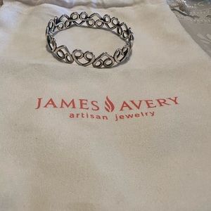 James Avery retired heart bangle